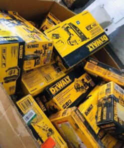 Mixed DeWalt Tools Pallet for Sale – 90 Brand New Tools for $900 (USA pallet liquidation )