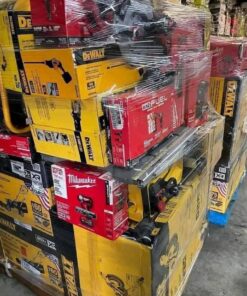 Mixed Milwaukee and DeWalt Tools Pallet – 100 Premium Tools for $800